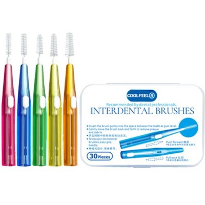 Gum Care I Shape Wire Dental Toothpick Orthodontic Tooth Brush  Slim Interdental Brush